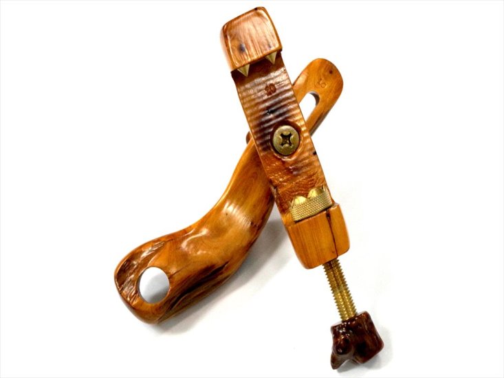 (商品画像) 国産　天然枠　万力付き（てんねんわく　まんりきつき）　へらフラシ　002