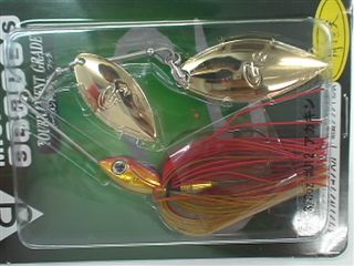 (商品画像) アウトレット　ガマカツ マイクロスピン3/8ozDW　アカキン