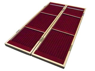 (商品画像) へらぶな用　国産桐　時代塗り　浮子箱　12列2面[50ｃｍ]